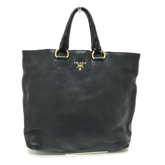 PRADA Black Leather Bag - Picture 1 of 16